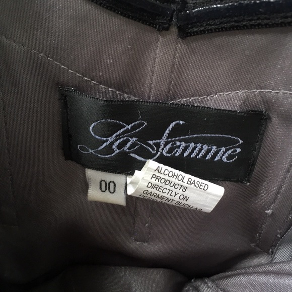 La Femme Sequin Prom Dress - Picture 5 of 8